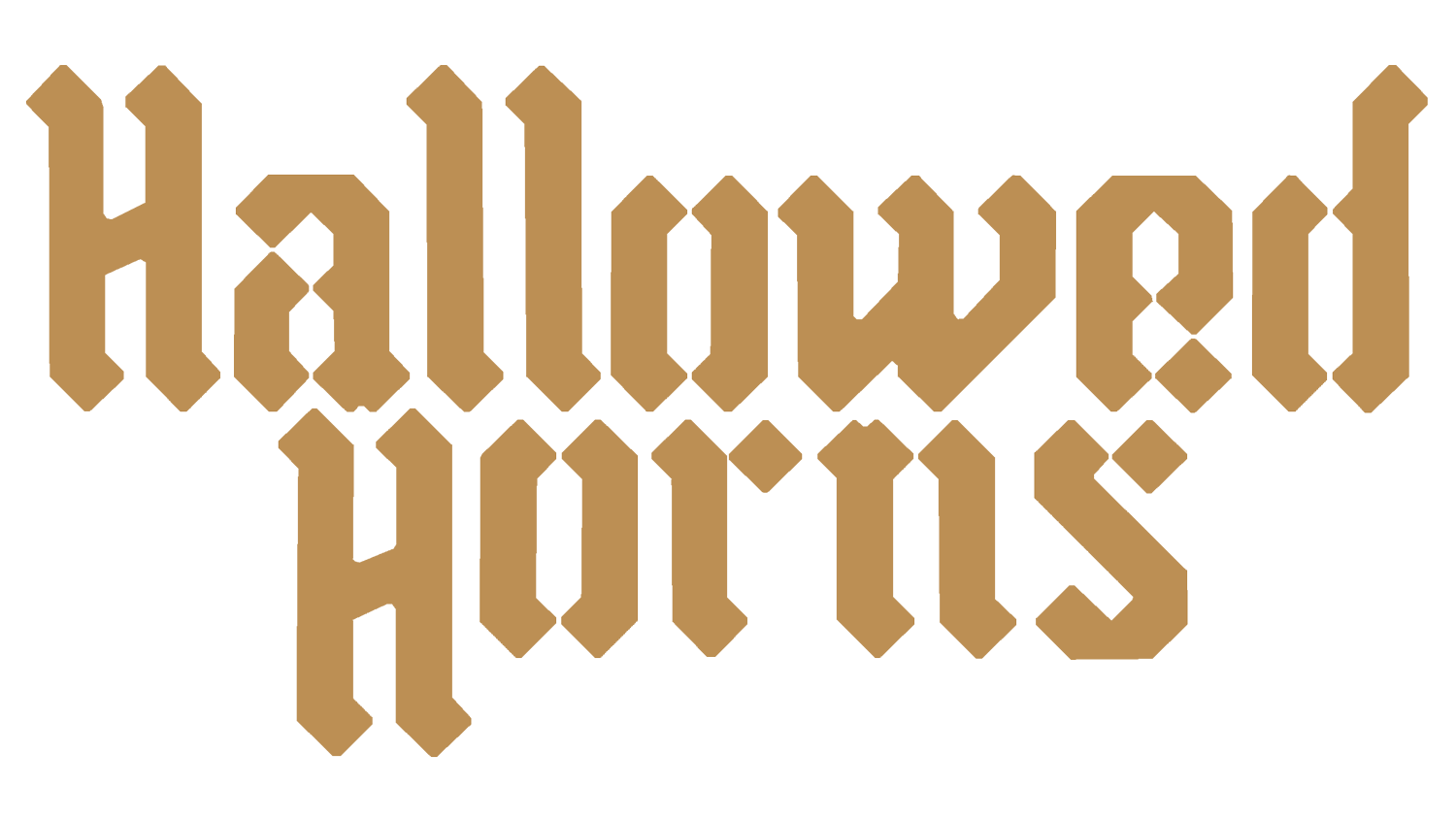 Hallowed Horns title logo